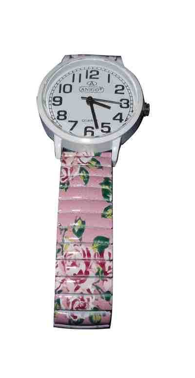 Bracelet De Montre Élastique En Acier Inoxydable - Style Vintage, Confortable, Ajustable (Or/Argent)